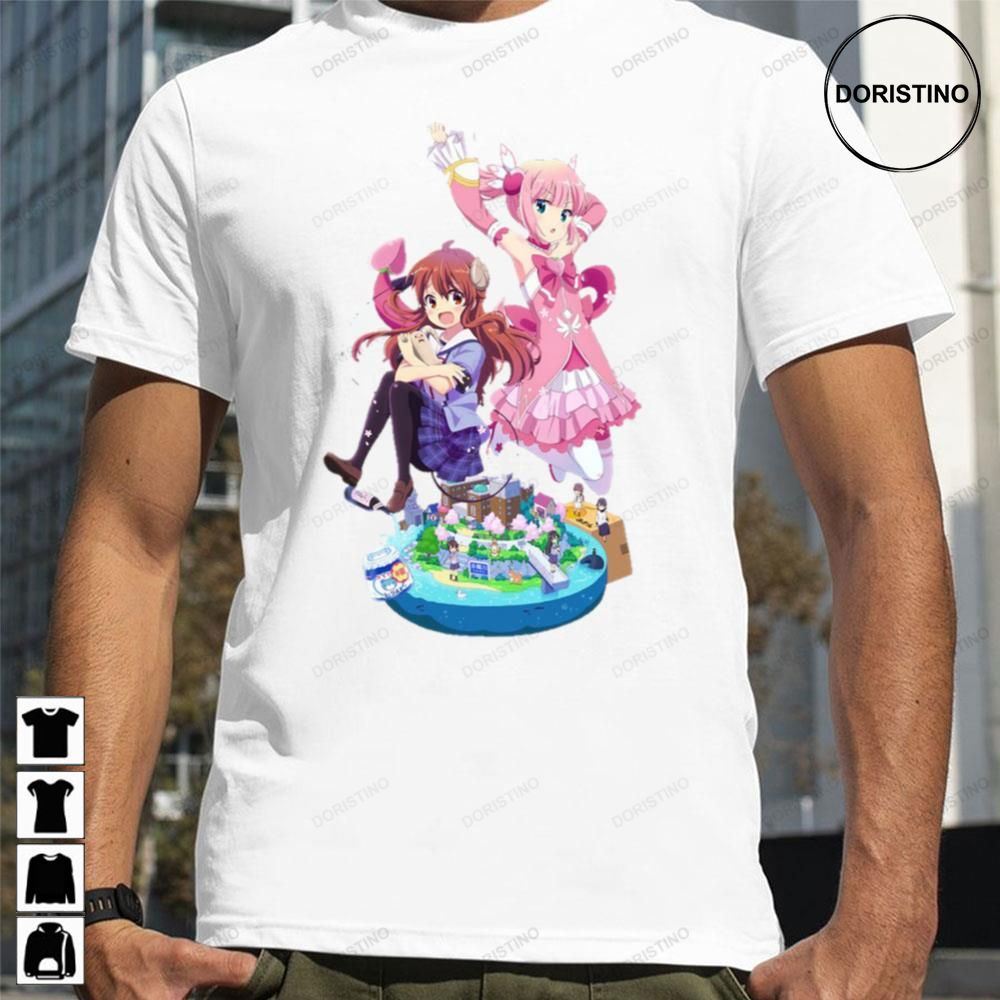 Anime The Demon Girl Next Door Machikado Mazoku 2choume Limited Edition T-shirts